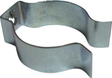 ABRAZADERA PEUEÑA EN ZING TUBO FLUORESCENTE